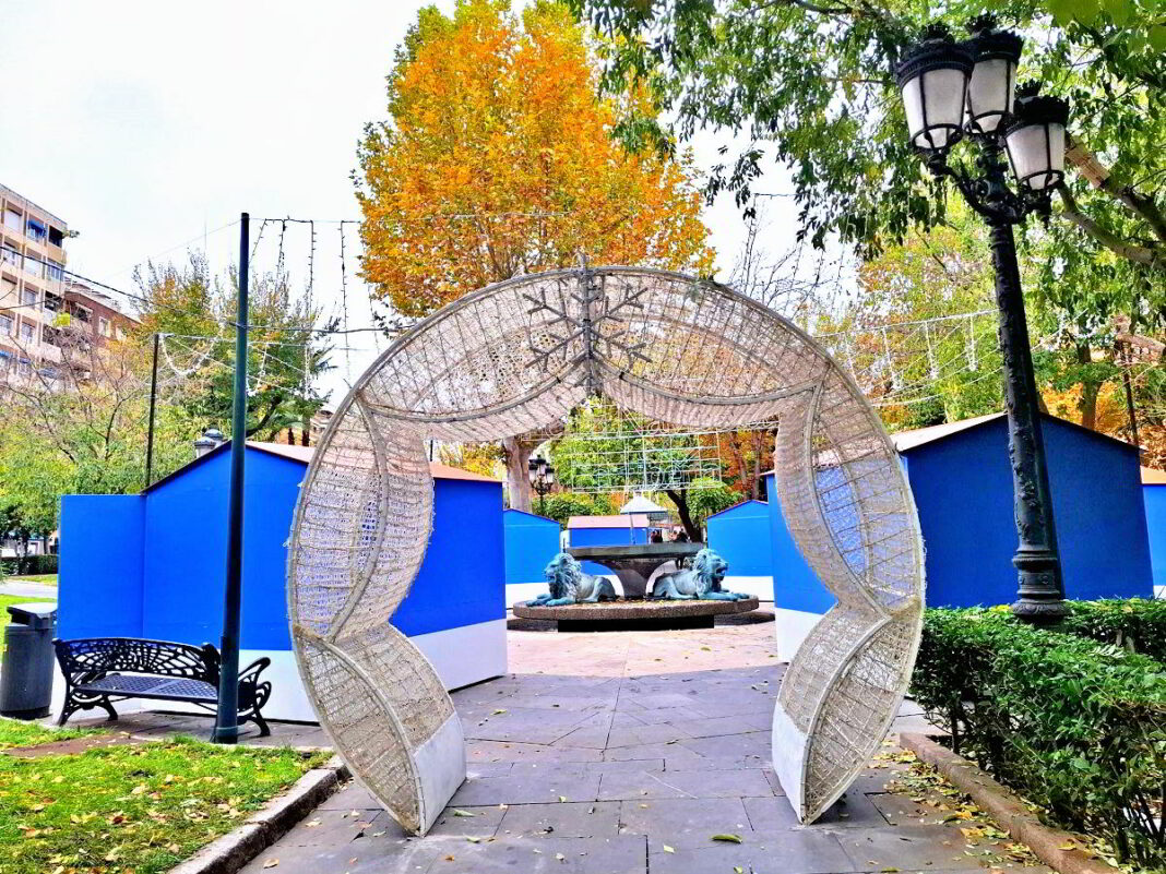 Mercadillo navideño en Puertollano