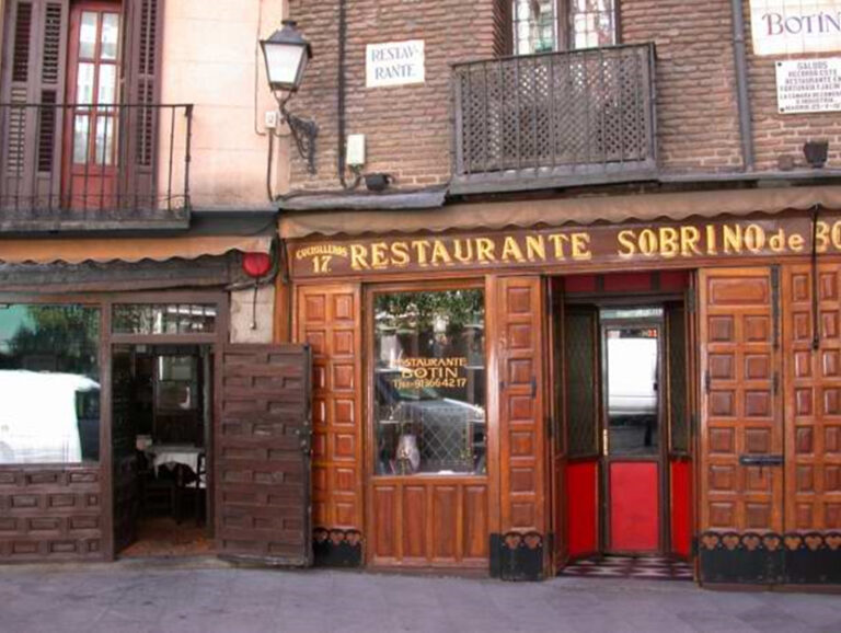 Restaurante Botin de Madrid – El más antiguo del mundo. Casa fundada en 1725