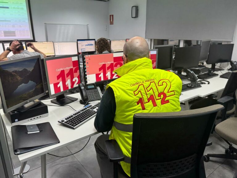 El Servicio de Emergencias 1-1-2 de Castilla-La Mancha atendió, durante Nochebuena y Nochevieja, un total de 3.425 llamadas procedentes