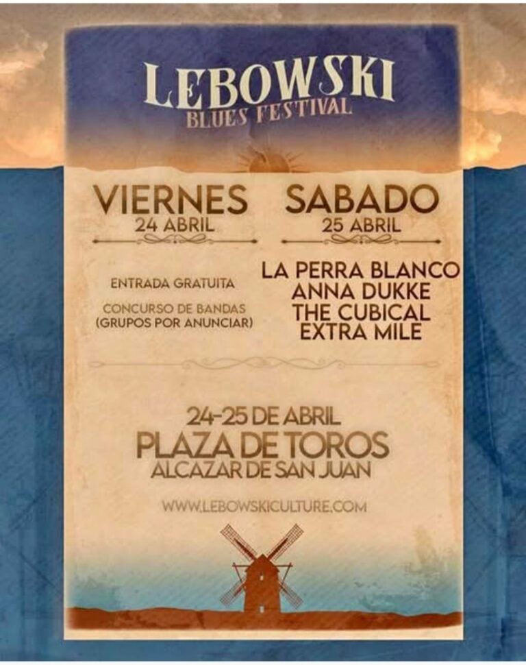El «Lebowski blues festival» vuelve a Alcázar de San Juan