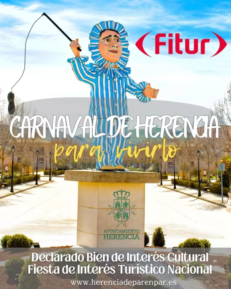 El Carnaval de Herencia y su reciente declaración como Bien de Interés Cultural presentes en FITUR