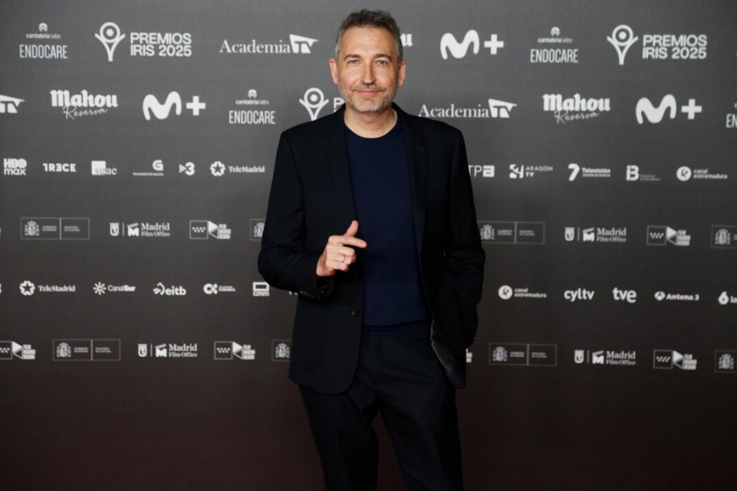 Frank Blanco en la alfombra roja de la úlitma edición de los premios Iris de la Academia de la Televisión (Santi Burgos)