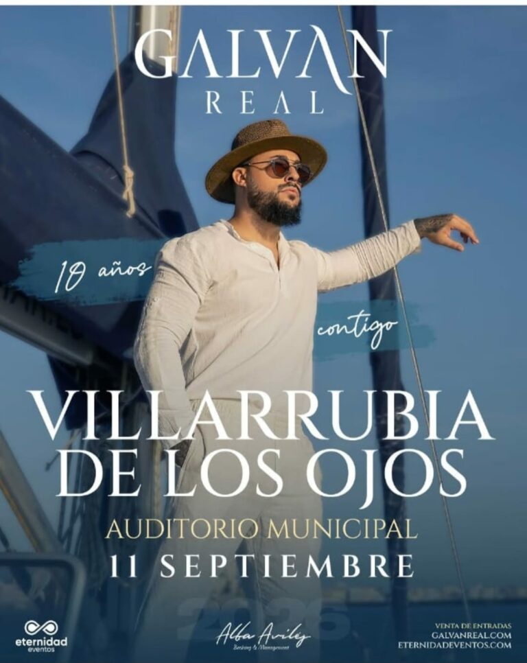 Galvan Real actuará en el auditorio municipal de Villarrubia de los Ojos