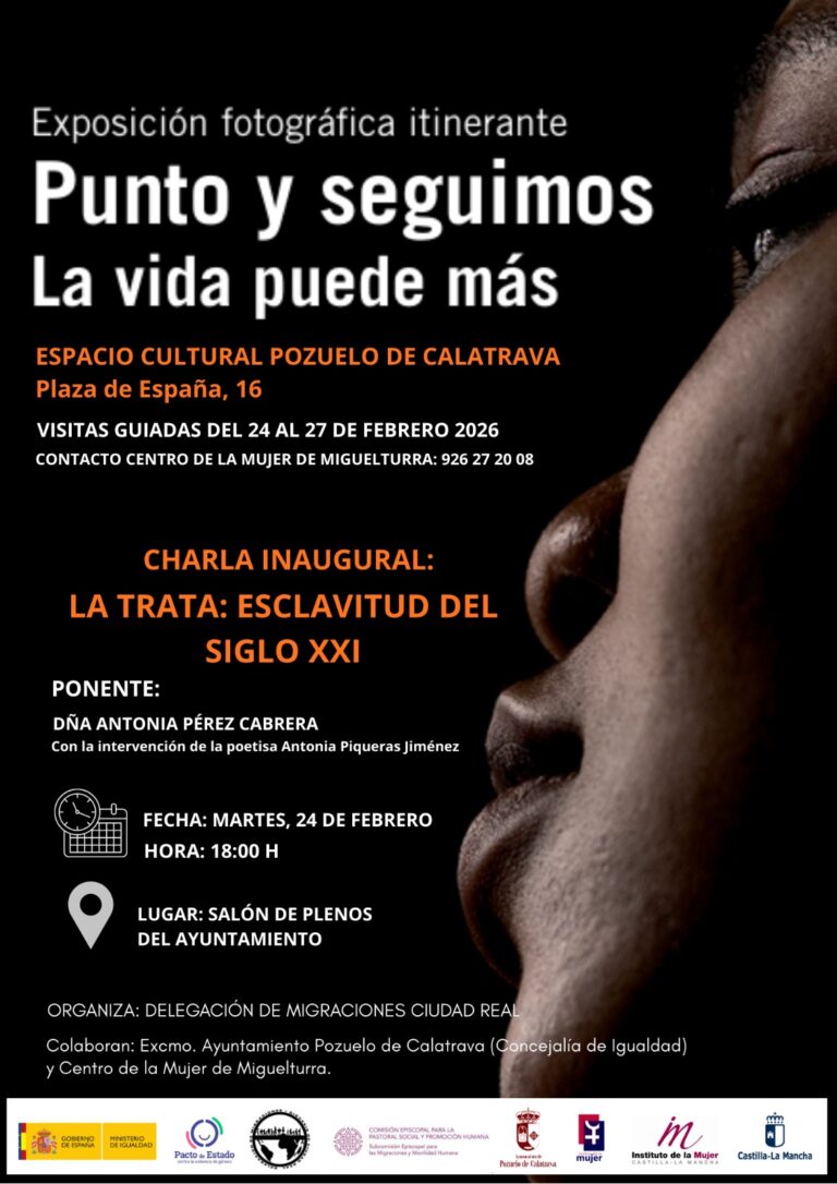 Pozuelo de Calatrava acoge la exposición «Punto y seguido. La vida puede más»