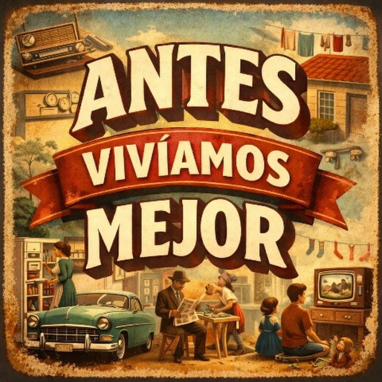 Antes vivíamos mejor