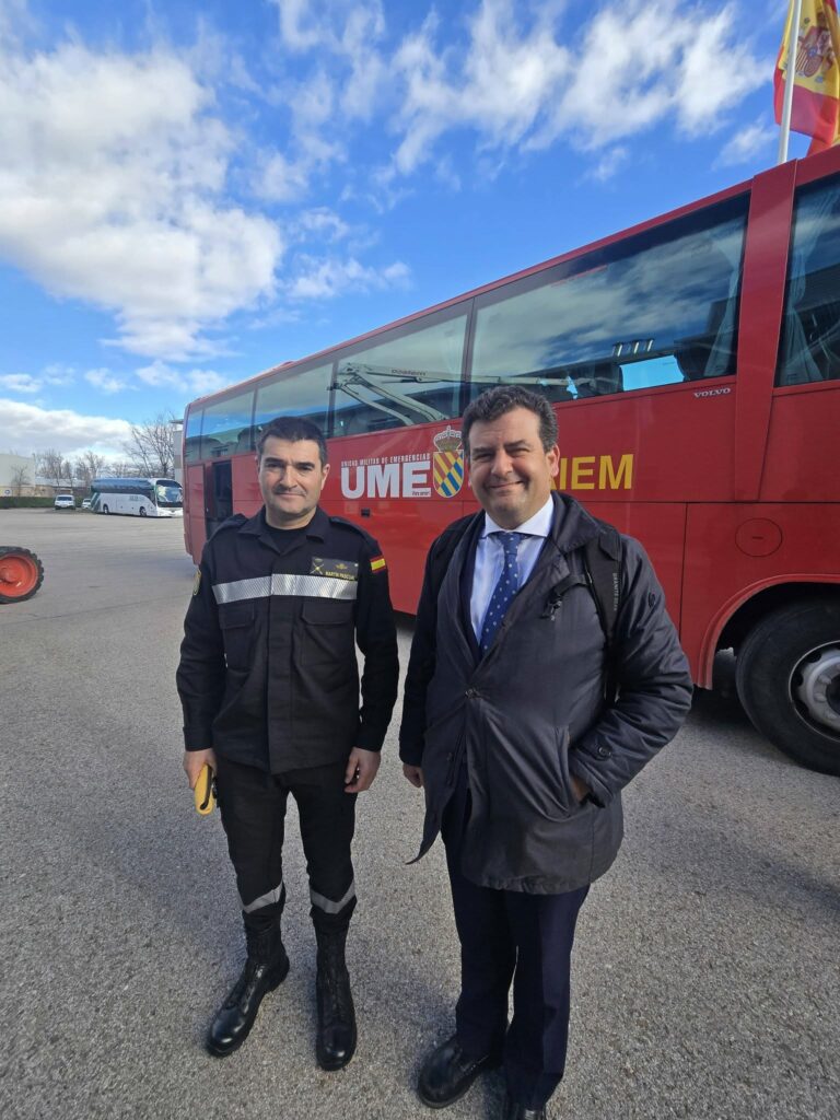 Chamorro (Vox) agradece a la UME su actuación en la provincia de Ciudad Real
