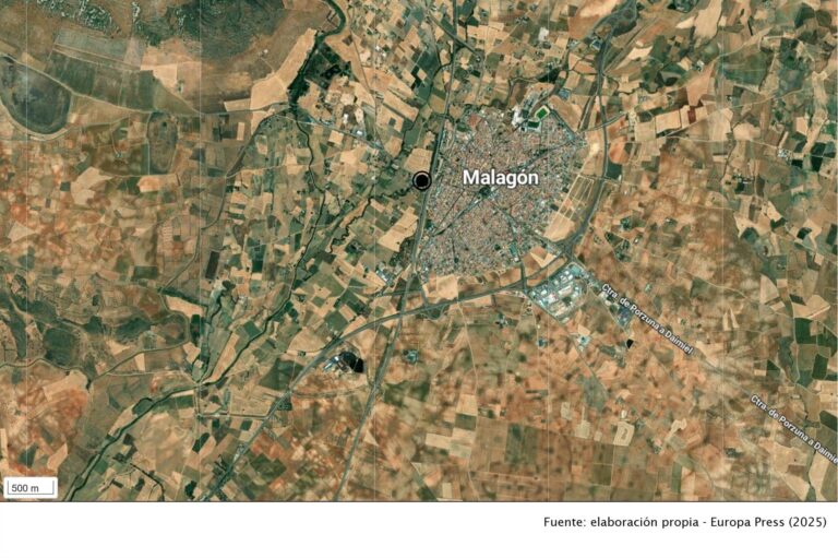 Rescatada en Malagón una mujer cuyo vehículo había sido arrastrado por la crecida del arroyo Laguna