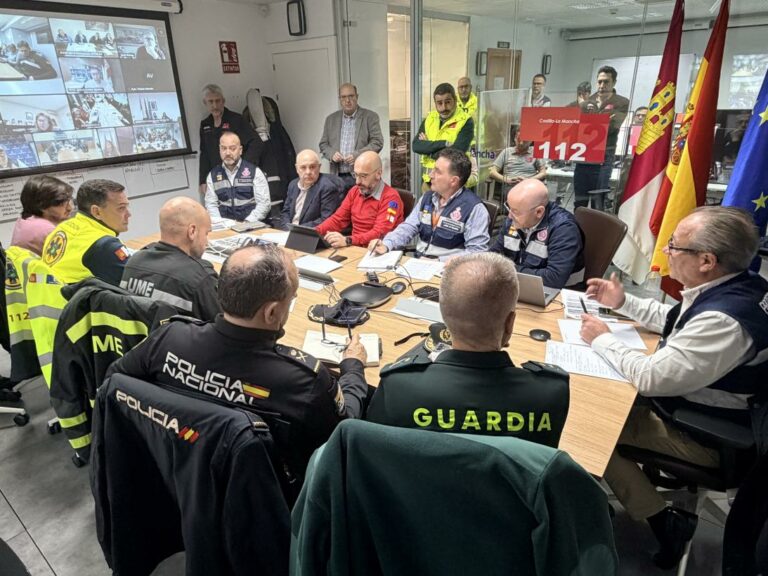 El Gobierno de Castilla-La Mancha reúne al CECOPI para analizar la situación y mantener la vigilancia, seguimiento y actuaciones ante las previsiones del temporal