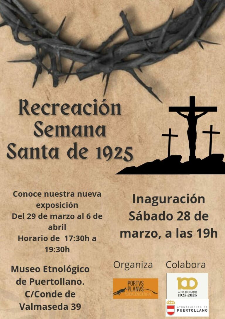 Portus Planus inaugura este sábado la maqueta de recreación histórica de la Semana Santa de Puertollano en 1925
