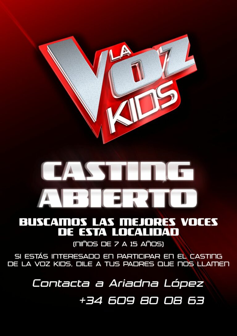 El programa «La Voz Kids» inicia casting en la provincia de Ciudad Real para fichar talentos