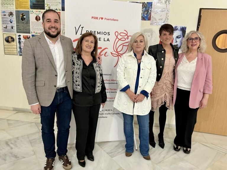 El PSOE de Puertollano homenajea a Elena Valenciano, Manoli Sánchez y María Mohedano como mujeres referentes en igualdad y compromiso social