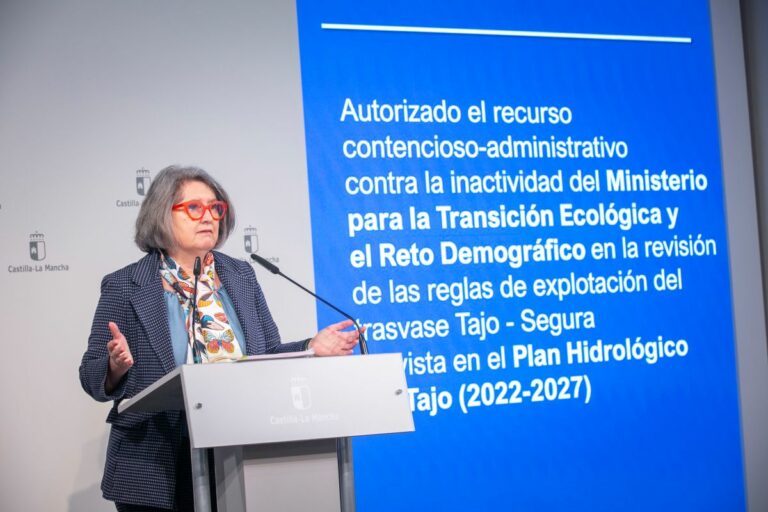 El Gobierno de Castilla-La Mancha inicia la vía judicial ante la «inacción» del Ministerio en el cumplimiento de caudales ecológicos y los graves daños a espacios de la Red Natura 2000 