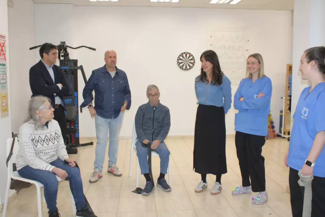 Blanca Fernández visita SEPAP Parkinson 2