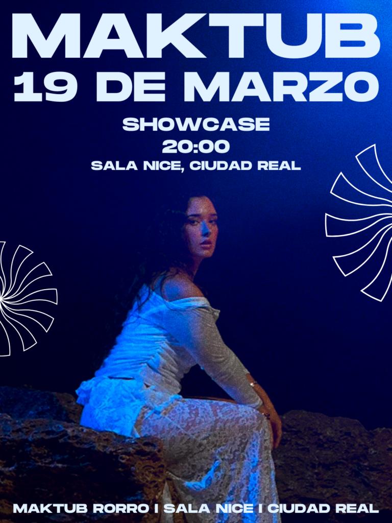 La cantante Rorro presentará su esperado nuevo álbum «Maktub» con un showcase exclusivo en Ciudad Real