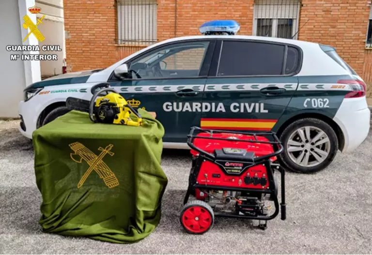 La Guardia Civil detiene a una persona por hurto de herramientas en La Solana