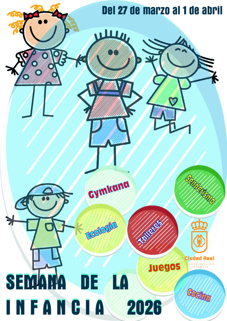 El Ayuntamiento de Ciudad Real organiza la Semana de la Infancia 2026 con una amplia programación para las familias