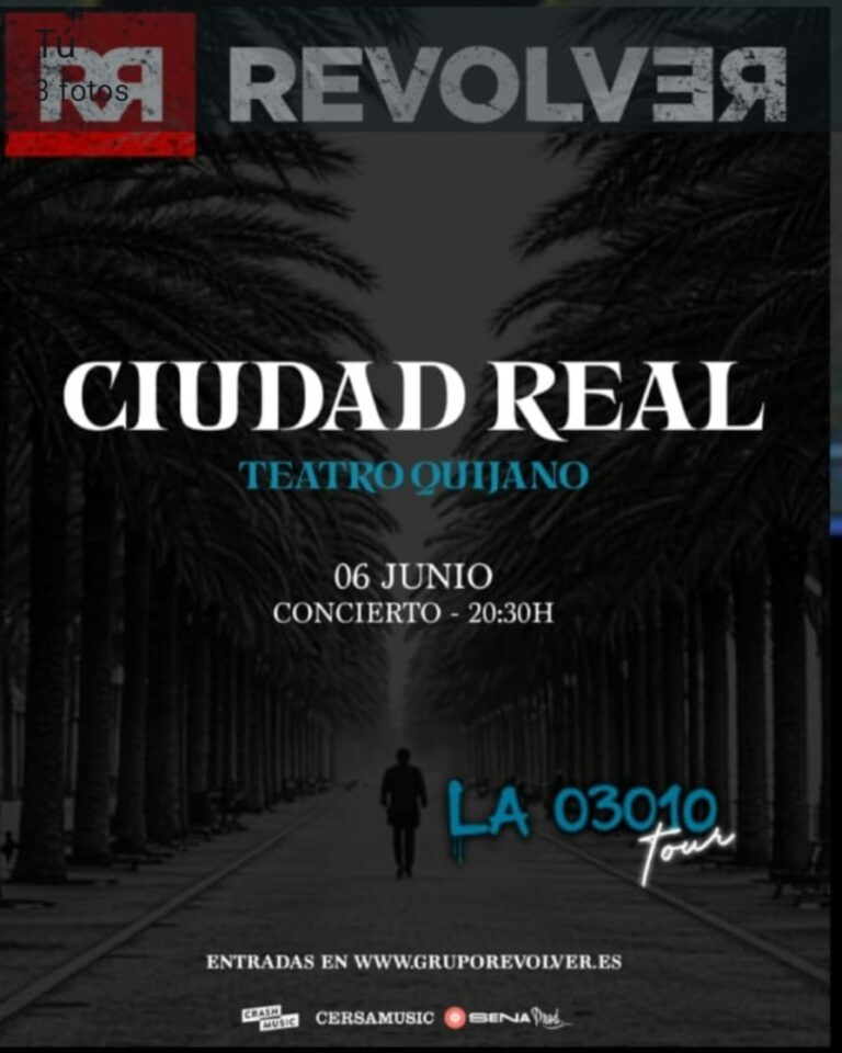 Revólver actuará en el Quijano de Ciudad Real el 6 de junio