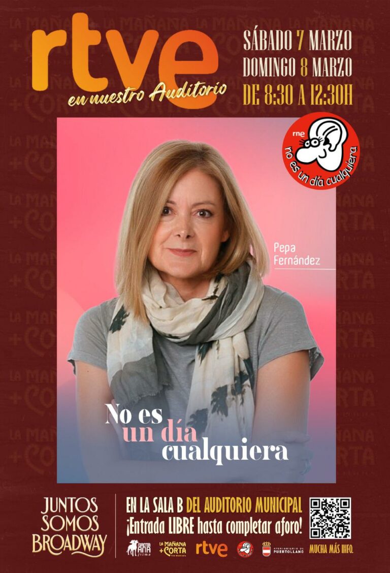 El público podrá asistir a la emisión en directo durante el fin de semana del programa “No es un día cualquiera” de RNE