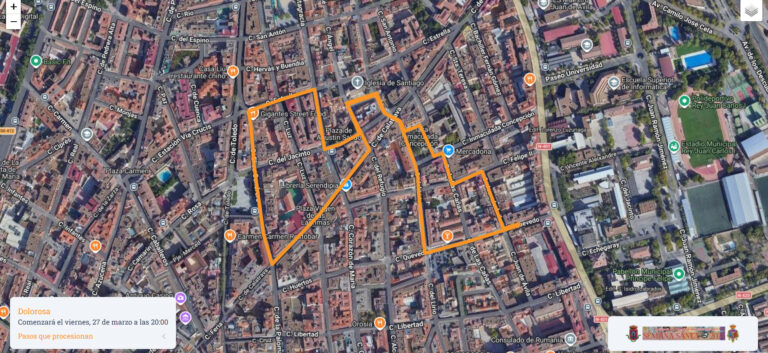 El seguimiento mediante GPS de la Semana Santa de Ciudad Real comenzará el Viernes de Dolores