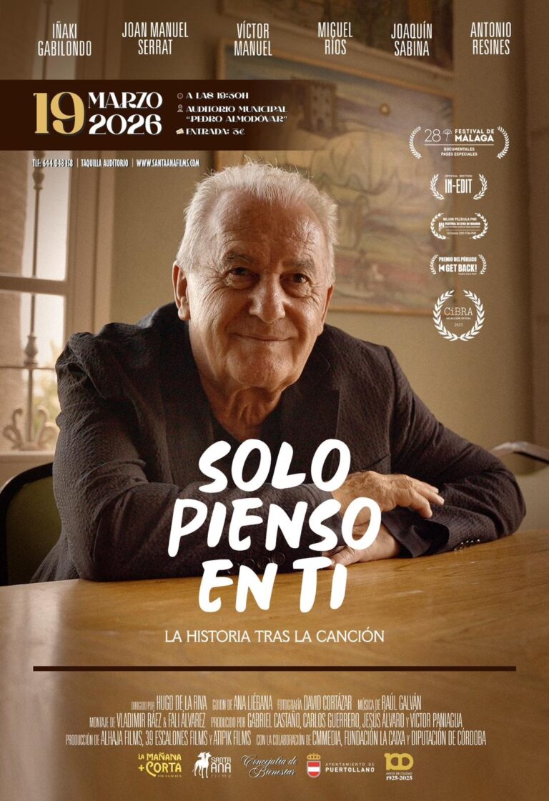 Puertollano: Proyección de cine inclusivo este jueves en el Auditorio con la película «Solo pienso en ti»