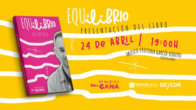 Puertollano: El periodista y escritor Héctor Peco presentará el 24 de abril “Equilibrio”, su segundo poemario