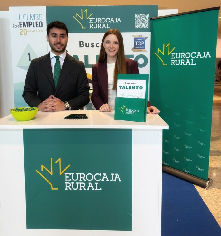 Eurocaja Rural presenta sus oportunidades laborales y de desarrollo profesional en el ‘Foro de Empleo UCLM3E’