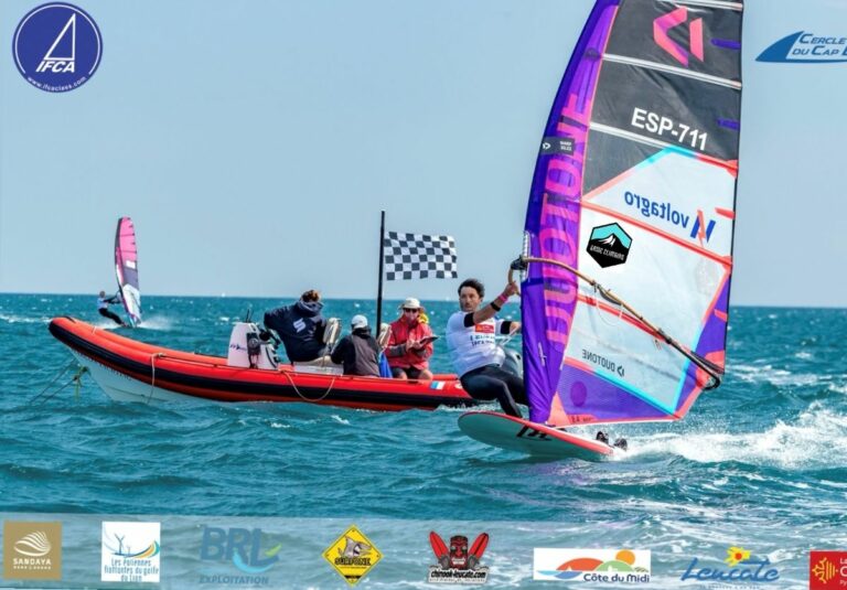 Destacado papel del ciudadrealeño Eduardo Navarro Serrano (Vicario Pantanícolas) en el Campeonato del Mundo de Windsurf Slalom
