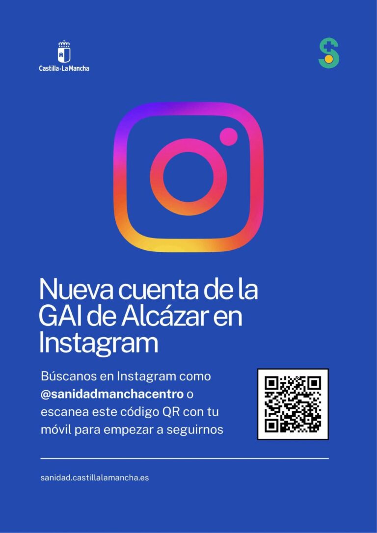 La Gerencia de Alcázar de San Juan estrena perfil oficial en Instagram y consolida su Canal de WhatsApp como vía de información directa