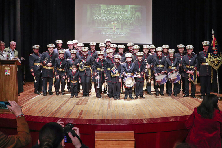 Almodóvar del Campo conmemora el 45 aniversario de la Banda de Cornetas y Tambores ‘Jesús Rescatado’