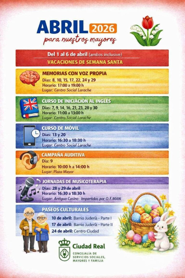 Ciudad Real impulsa la participación activa de las personas mayores