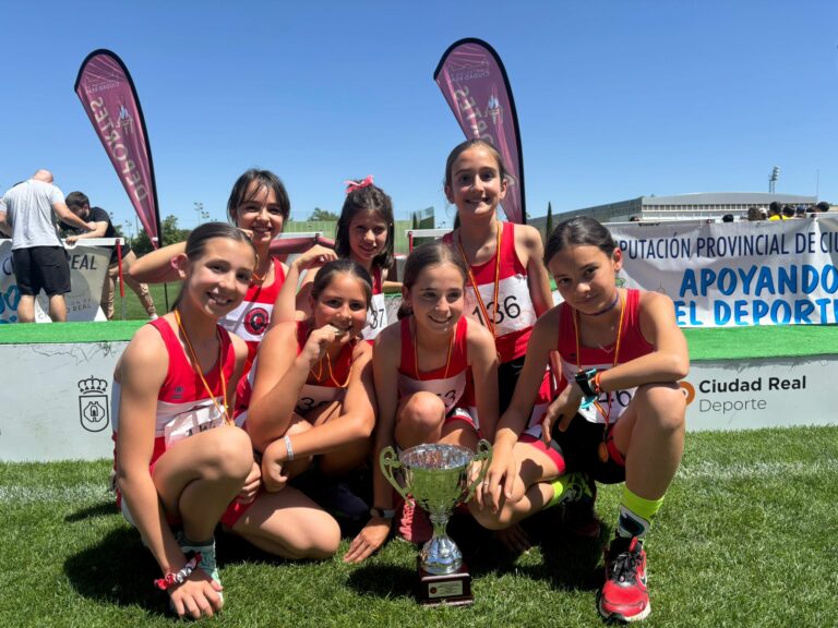 Las jóvenes atletas de Puertollano ganan el Campeonato provincial por equipos Sub 12