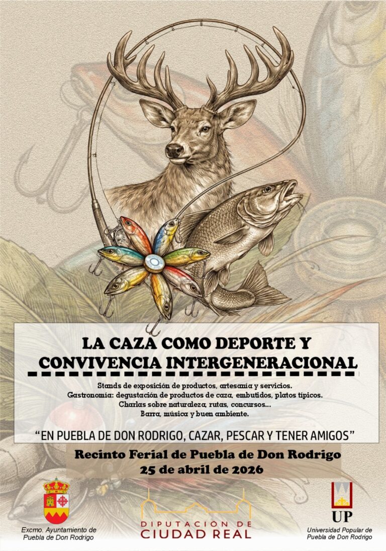 María Luísa López (Vox), alcaldesa de Puebla de Don Rodrigo, impulsa la caza como motor social con un evento intergeneracional