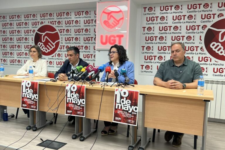 La manifestación regional del Primero de Mayo tendrá lugar en Puertollano bajo el lema “Derechos, no trincheras. Salarios, vivienda y democracia”