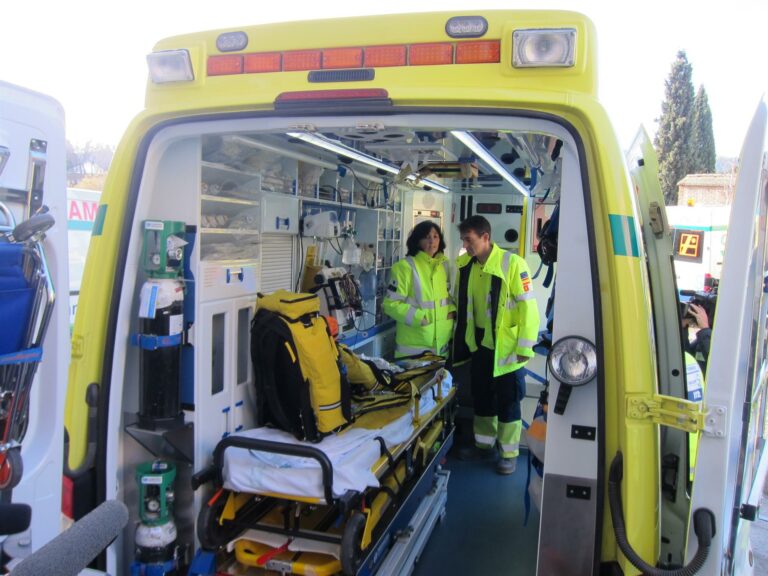 Hospitalizado un trabajador de 64 años tras caer de un andamio en Alcázar de San Juan