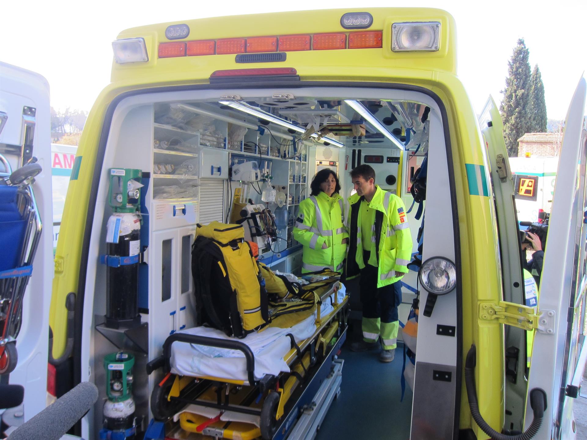 Hospitalizado un trabajador de 64 años tras caer de un andamio en ...