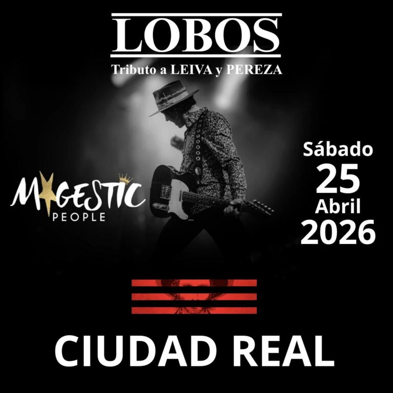 Lobos, tributo a Leiva y Pereza, este sábado en Ciudad Real