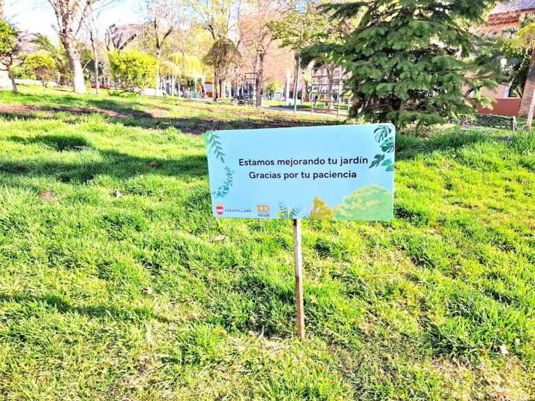 Puertollano: Parques y jardines reverdecerá el Paseo de San Gregorio con nuevo césped y palmeras