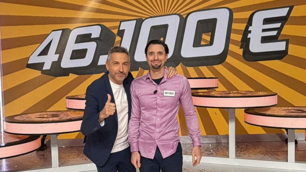 Antonio Puertas, ganador del bote de 'Atrápame si puedes' en CMM