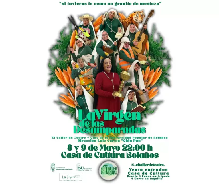Bolaños estrena “La Virgen de las Desamparadas”: una oda al humor y la fe de la mano de la Universidad Popular