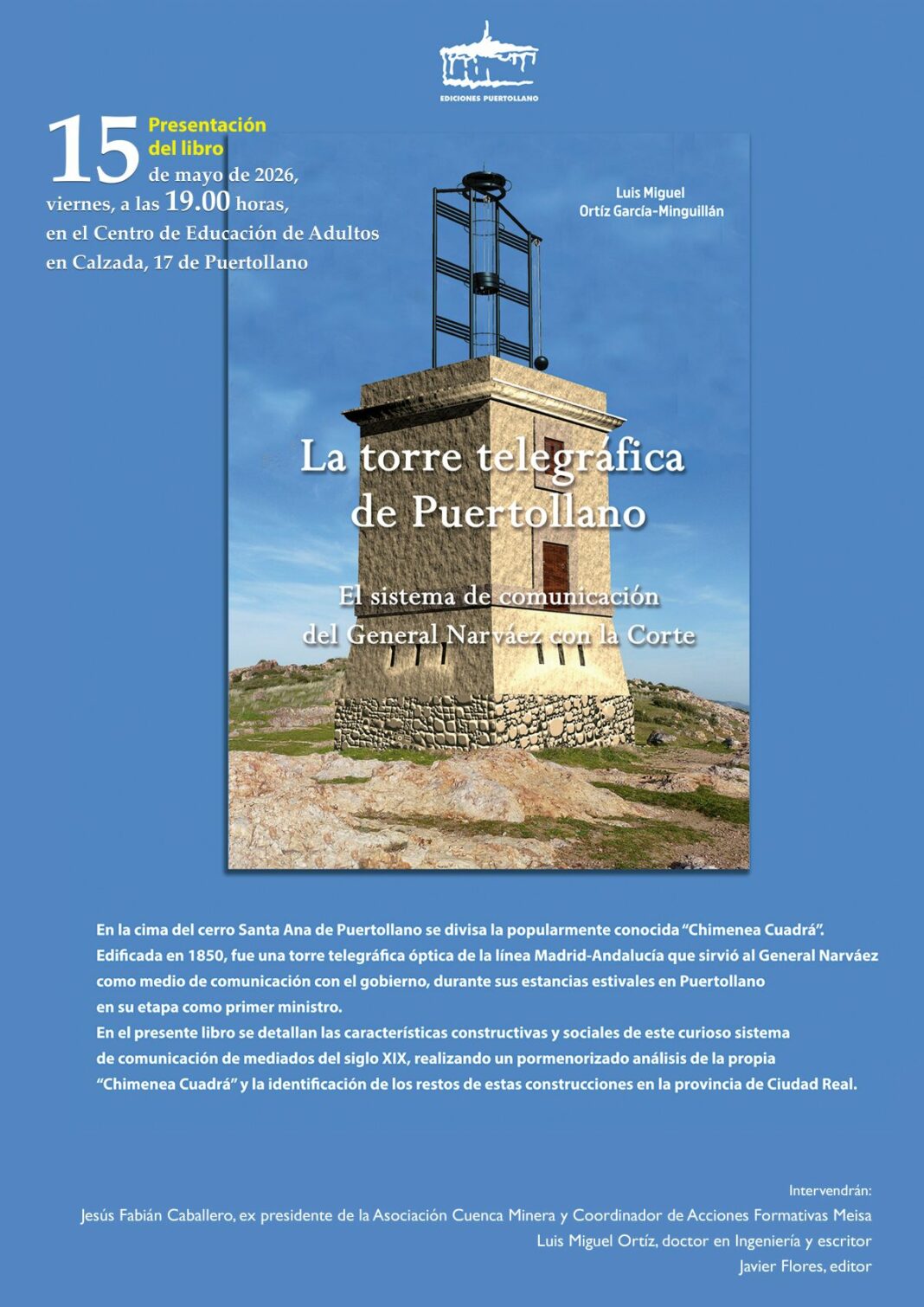 Cartel Torre Telegrafica Pllano