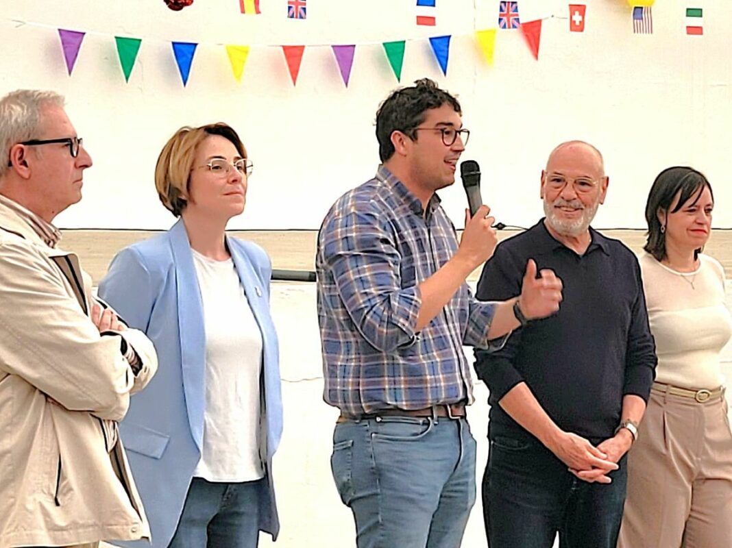 Eulalio Díaz-Cano en comida convivenca Centro Mayores La Solana 1