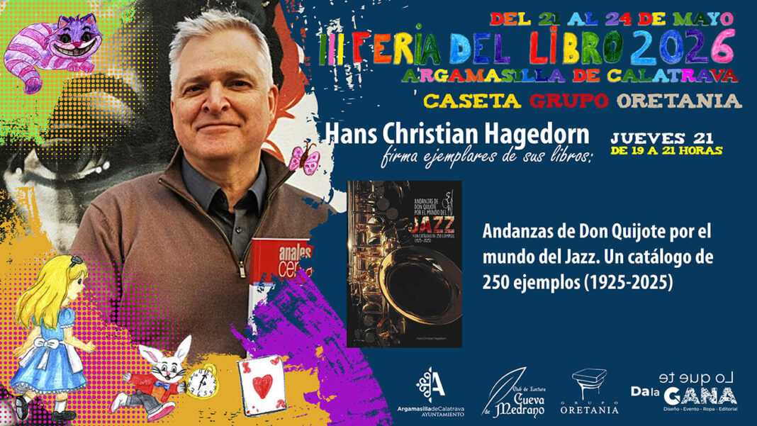 Hans Christian Hagedorn, presentará y firmará ejemplares de su obra más reciente