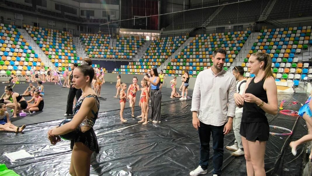 La gimnasia rítmica reúne a cerca de 300 deportistas en el Quijote Arena