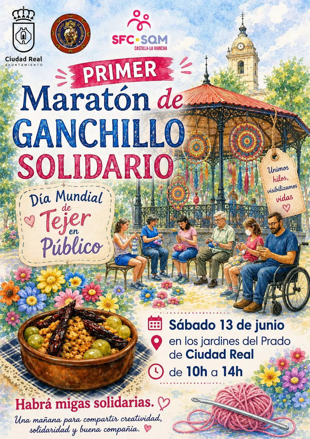 maratón de ganchillo