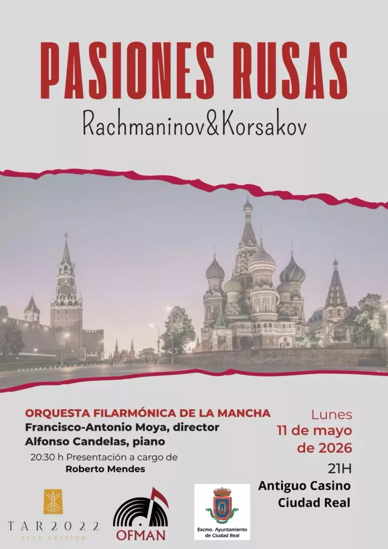 La Orquesta Filarmónica de La Mancha presenta “Pasiones Rusas” en Ciudad Real
