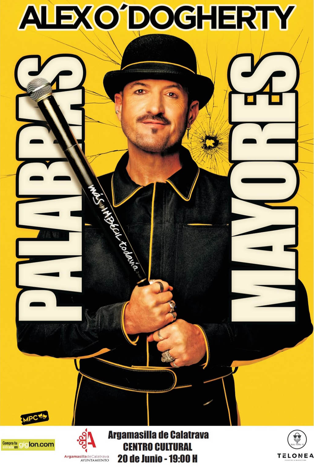 Cartel monólogo sábado 20 de junio