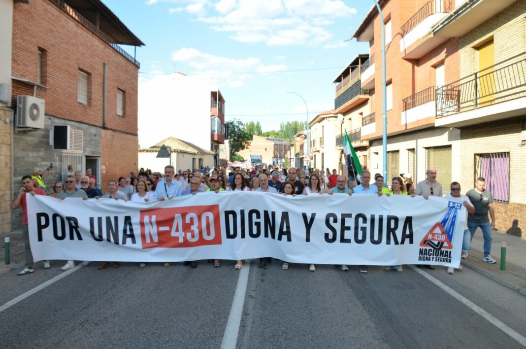 Más de 1.500 personas exigen una N-430 digna y segura y medidas urgentes con celeridad