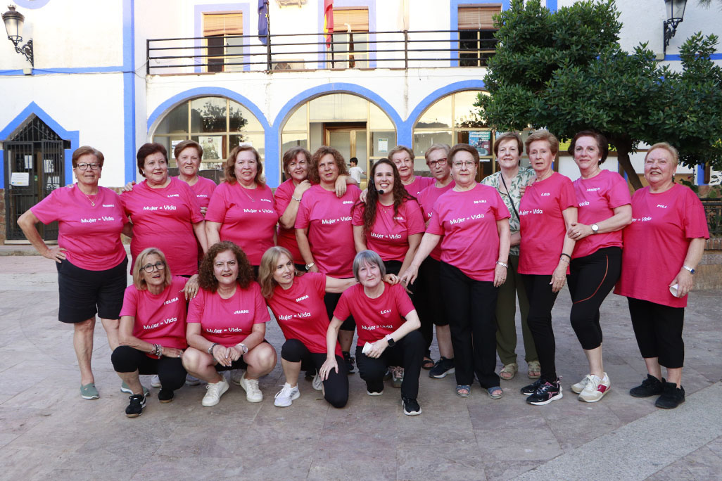Participantes del taller de bailes en línea