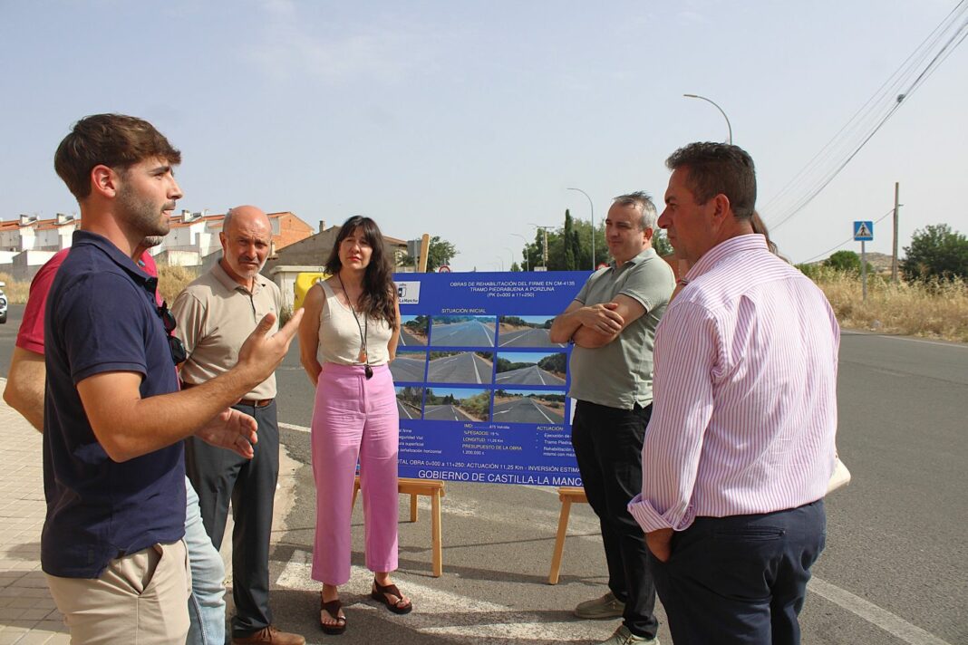 Blanca Fernández presentación arreglo carretera Porzuna-Piedrabuena 3