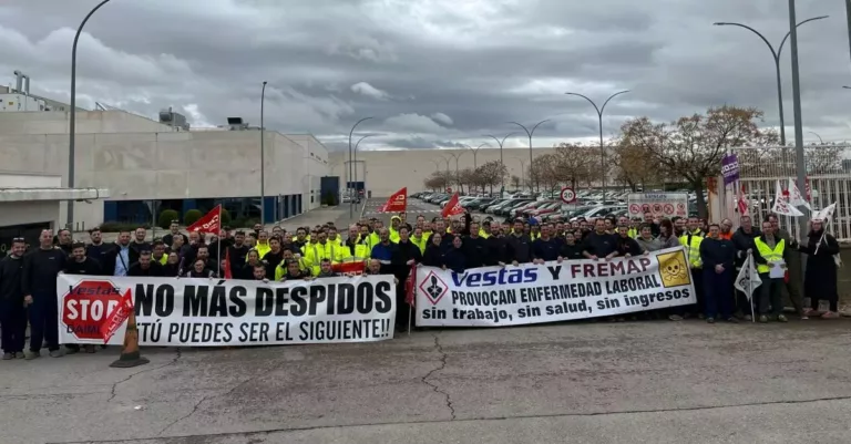 La justicia desestima la demanda de Vestas en la solicitaba la declaración de ilegal de la huelga